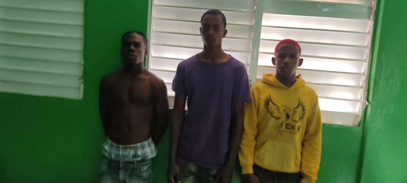 DICRIM Y POLICÍA NACIONAL HAINA CAPTURA BANDA.