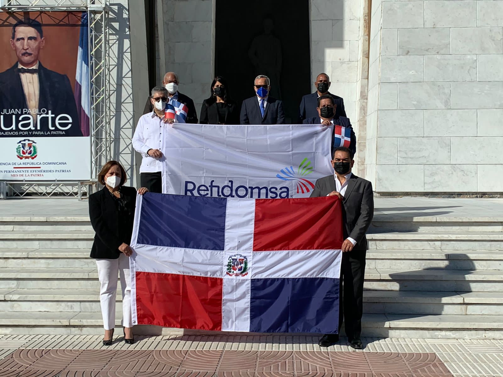 Refinería Dominicana de Petróleo rindió honor a la patria en el 178 aniversario de la Independencia